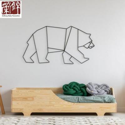 China High Quality Pine Wood Children Beds Bedroom Furniture Children Kids House Sleeping Wood Beds for sale