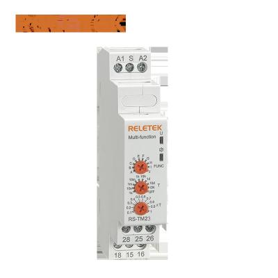 China RELETEK Timer Relay LED Electrical Appliances Voltage Din Rail Time Sealed Multifunctional Single Relay for sale