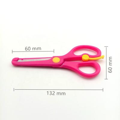 China School Office Stationery School and Student Scissors Kids Gift Small Scissors Safety Spring Shears for sale