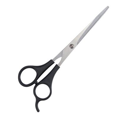 China Convenient HAIR Plastic Handle Smooth Edge Stainless Steel Blade Clips Barber Hair Cutting Scissors for sale