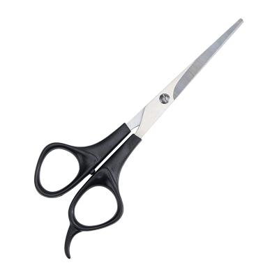 China Durable Plastic Handle Smooth Edge Stainless Steel Blade Cutting Shears Barber Scissors for sale