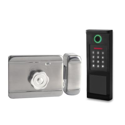 China Low Power/Low Power Prompt Unlocking Electronic Password/Digital Combination Card Door Lock Swipe Card Embedded Lock For Smart Door for sale