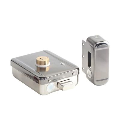 China Wholesale Wide Rim Electric Lock Double Side Application Rim Lock Intelligent Cabinet Door Lock for sale