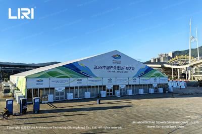 China Exhibition Tent Made Of Aluminum Frame And PVC fabric Cover For Short Term for sale