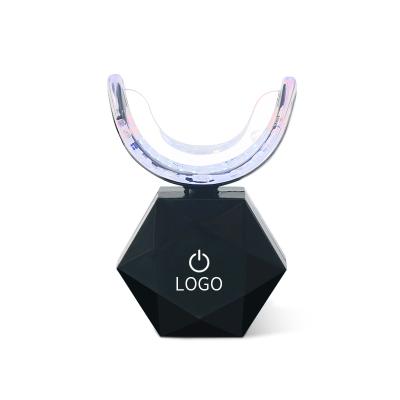 China Cold Light Whitening Hot Selling Ce Approved OEM Logo Usb Private 16 Blue And 8 Red Led Light Peroxide Professional Teeth Whitening Home Kits for sale