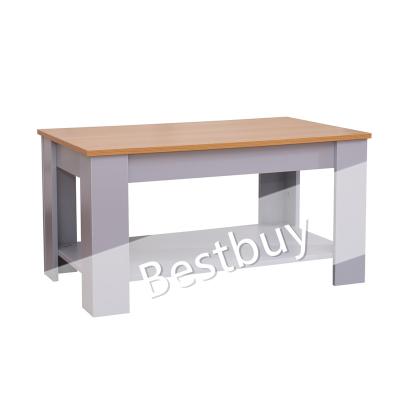 China Adjustable (other) most popular wooden coffee table with storage lift top coffee table for living room for sale