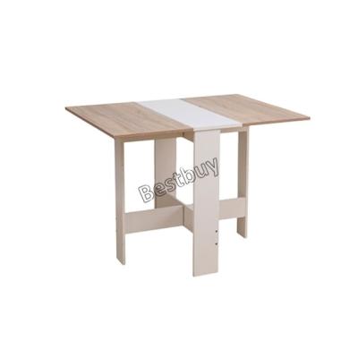 China Modern Small Kitchen Wooden Folding Dining Table Breakfast Table Space Saving - XJ-D006 for sale