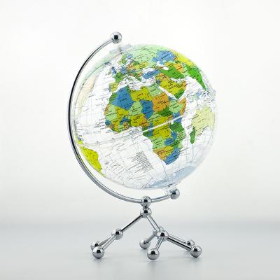 China Educational 360 Transparent Transparent Rotating Globe For Students Fun Geographical Study for sale