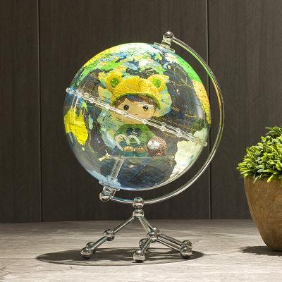 China Rewritable Creative Christmas Gift Removable Educational World Globe For Kids for sale