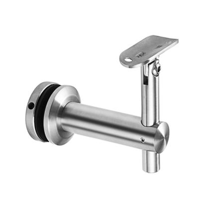 China Modern Durable Handrail Stair Handrail Fitting Stainless Steel Handrail Bracket for sale