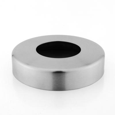 China Good Quality Modern Satin Round Base Cover Stainless Steel Post Base Cover For Railing for sale