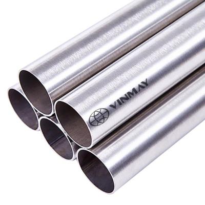 China Round Handrail Vinmay Competitive Price 201 Stainless Steel Welding Pipe For Handrail Furniture Fence for sale