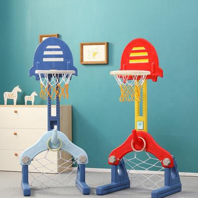 China Basketball Playing Plastic Portable Height Adjustable Kids Indoor Inground Basketball Hoop Stand For Kids for sale