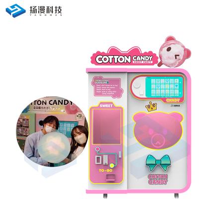 China CE Full Automatic Fairy Commercial Floss Machine Commercial Floss Machine Commercial Candy Rose Cotton Candy Vending Machine for sale