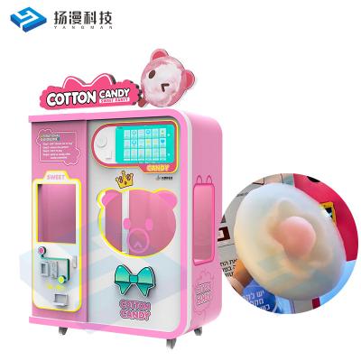 China Self Service Vending Machine Remote Control Scanner Commercial Cotton Candy Supply Vending Machine For Sale for sale