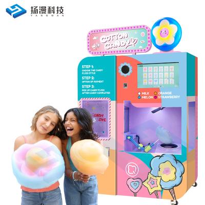 China Malaysia Fully Good Prices Automatic Commercial Cotton Candy Catering Machine In The World Manufacturers for sale