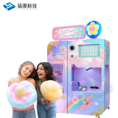 China South Korea Commercial Supply 32 Kinds of Model Best Price Cotton Candy Vending Machine Cotton Candy Machine with Fruit Flavor for sale