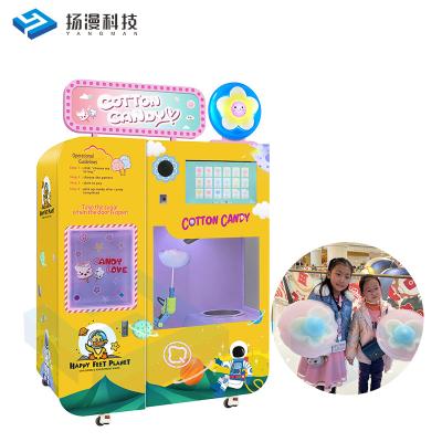 China SDK outside the street cotton candy vending machine fully automatic intelligent hot food cotton candy vending machines Fullautomaticcottoncan for sale