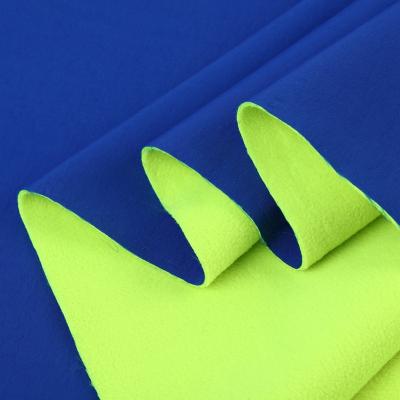 China Waterproof Full Taslon 228T Matte Nylon Composite Fleece Fabric For Outdoor Jacket for sale