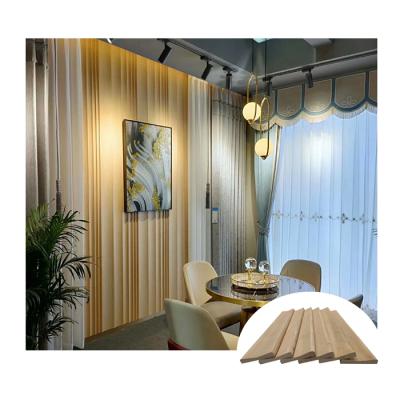 China Custom Wholesale Moisture Absorption Solid Wood Factory Paneling Easy Install Interior Wall Paneling for sale