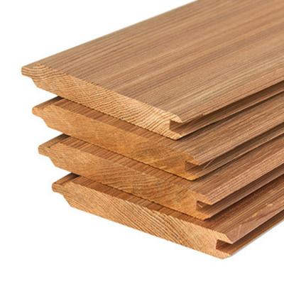 China 144x18mm Best Price Tradition Outdoor Wood Mediterranean Cladding Panel Survived Cedar Siding for sale