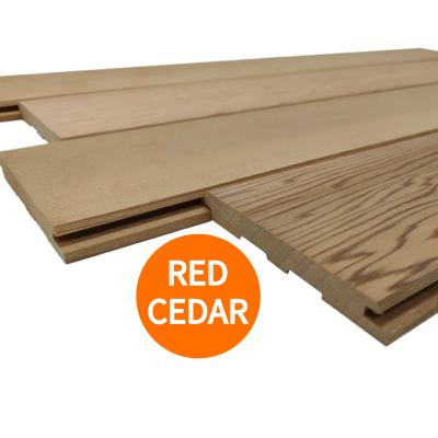 China Weather Resistant Timber Cladding Planks For Sale Easy Install Cedar Wood Planks for sale