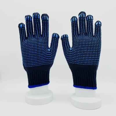 China Cotton Anti Slip Durable Anti Cut Gloves Knitted Slip - Proof Protective Gloves Working for sale