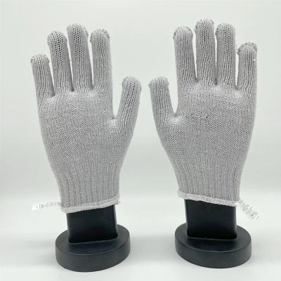 China Hot Sale Mechanic Industrial Knit Safety Protective Work Gardening Gloves Anti-Slip for sale