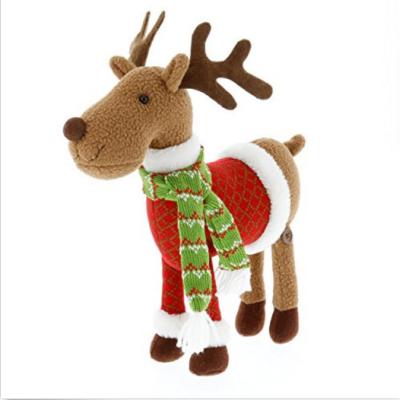 China Juguete suave del reno lindo de la Navidad, ornamentos de la Navidad del peluche de 12 pulgadas en venta