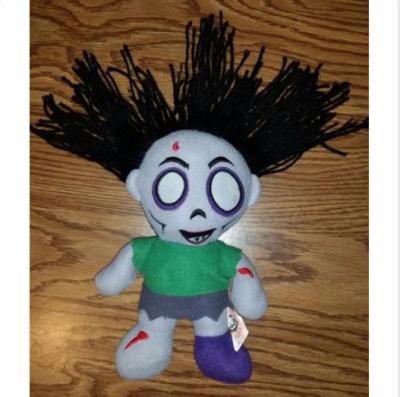 China Customized Size Halloween Plush Toys With Dead Scary Zombie Girl Shaped for sale