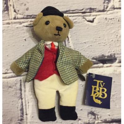 Cina Cute Britain Plush Teddy Bears Velveteen Bean Bear Company con la raccolta del cappello della maglia del rivestimento in vendita