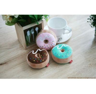 China Kids Donut  Mint Soft Toy Keyring , Cotton Food Plush Toy For Key Accessory for sale