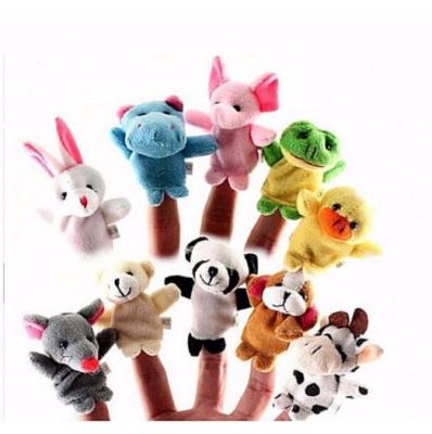 China Professional Interactive Family Finger Puppets Stuffed Plush Cloth Doll for sale