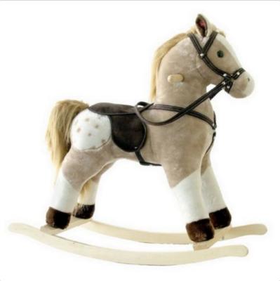 China W Sound Effects Kids Wooden Rocking Horse Alexander Taron Taron Pinto Collection for sale