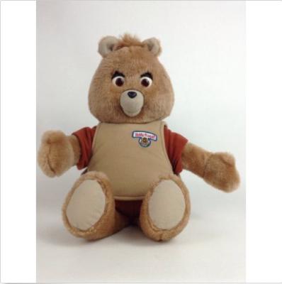 China Educational Interactive Electronic Plush Toys , Talking Animal Toys For Backpack Toys for sale