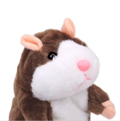 China Child Kids Toys Electronic Plush Toys Mimicry Talking Recond Hamster Plush Doll for sale