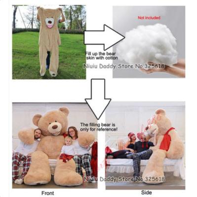 Cina Configurazione che Unstuffed pelle molle surdimensionata della peluche un orso pela per le bambole sveglie della peluche in vendita