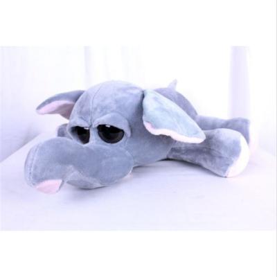 China Gray Soft Elephant Stuffed Animal , Circus Floppy Jungle Cute Animal Toys 23cm for sale