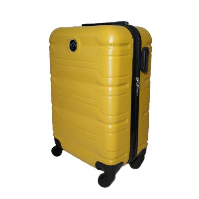 China Hard Shell Suitcase Packaging Box Wedding Hardside Spinner ABS Zipper Luggage Case Bag Trolley Suitcase With Retractable Luggage Handles for sale