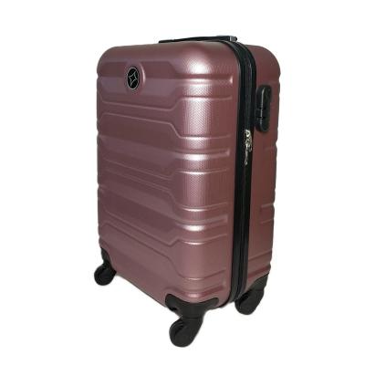 China Modern Premium Hard Shell Suitcase Packaging Box Rose Gold Suit Case Luggage Moving Sets Trolley Case Female Luggage With 360 Degree Wheels for sale