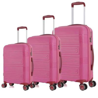 China Cheap Wenzhou pp Hard Shell Suitcase Packaging Box High Quality Sale Luxury Travel Bags Travel World Luggage Set Trolley Suitcase Sets 2023 for sale