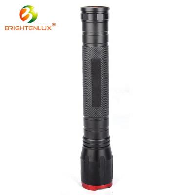 China 2019 Brightenlux 3C 10w xml-2 Dry Battery Aluminum Rechargeable Portable Household Ignition Led Mini Flashlight Buzz Torch for sale