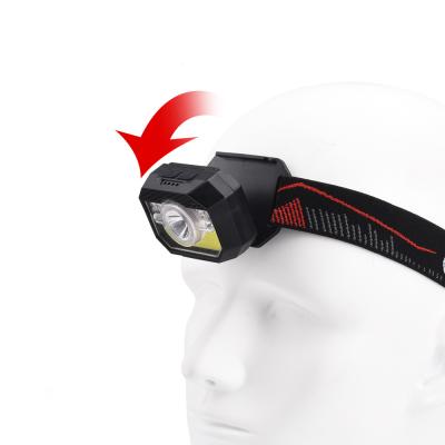 China Growing Emergency Camping 2021 XPE Bulb COB Lithium Battery Mini Multifunctional LED Waterproof Sensor Headlamp With Adjust Buckle for sale