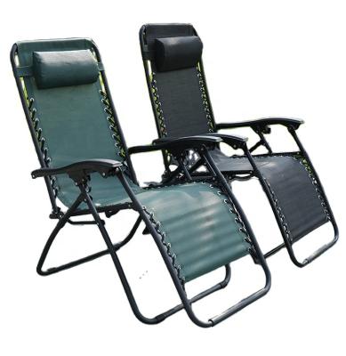 China Hot Sale Recliner Folding Chaise Lounge Outdoor Beach Chair Sun Lounger Camping Chair Weightlessness Chair For Pool Side for sale