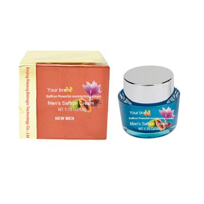 China Acne Treatment Customizing Powerful Plant Saffron Moisturizing Cream For Men for sale