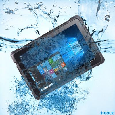 China Gole OEM 10.1 Inch QR Scanner Intel Windows Waterproof Industrial Touch Screen POS Terminal Rugged Tablet 12000mah Battery IP67 for sale