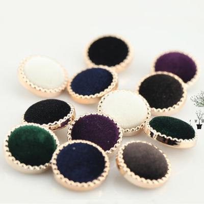 China Custom Made Easy Covered Button Viable For Clothing , Types Of Garment Button Cover for sale