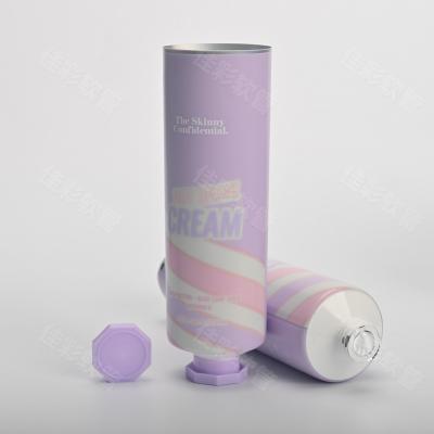 China Eye Products Hand Cream Tube Cosmetic Facial Cleansing BB Cream Empty Cosmetic Packaging Tube 100ml With Octagonal Lid for sale