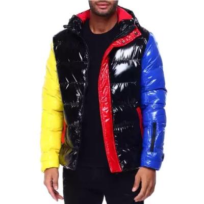 China DiZNEW Brand Reversible Winter OEM ODM Thick Men's Bubble Down Jacket Men's Stripper Coat for sale