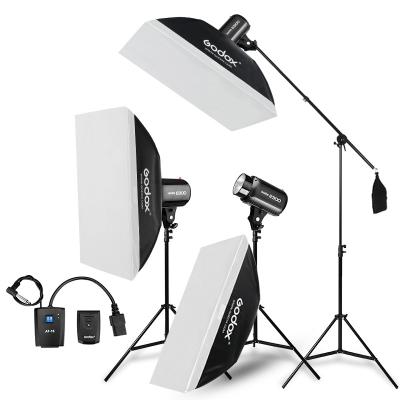 China Convenient to Install Instant Light Kit 900W - 900Ws Godox Photographic Strobe Studio Lighting - Strobes, Light Stands, Triggers, Soft Box, Boom Arm for sale